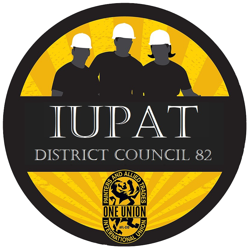 International Union of Painters & Allied Trades District Council 82 Logo