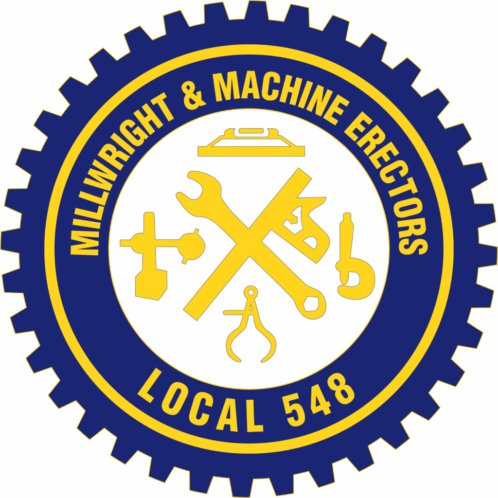 Millwright & Machine Electors Local 548 Logo